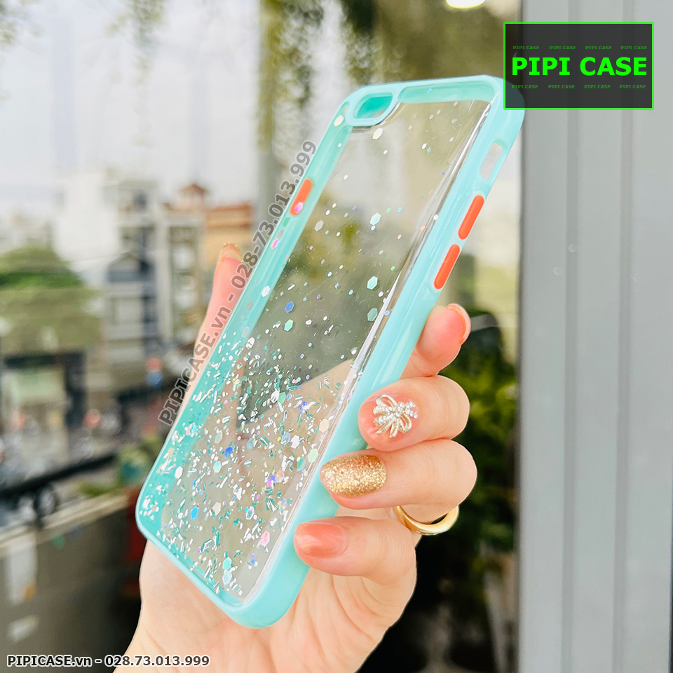 Ốp Lưng iPhone 6 Plus - Shining - Xanh