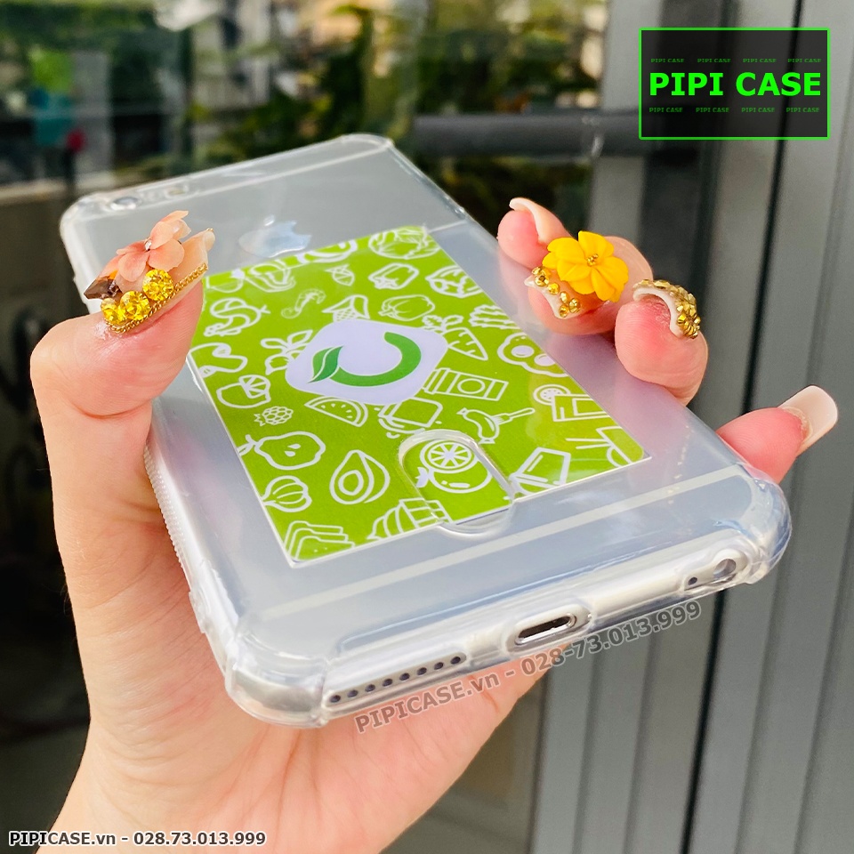 Ốp Lưng iPhone 6 Plus - Ốp Thẻ - Trắng
