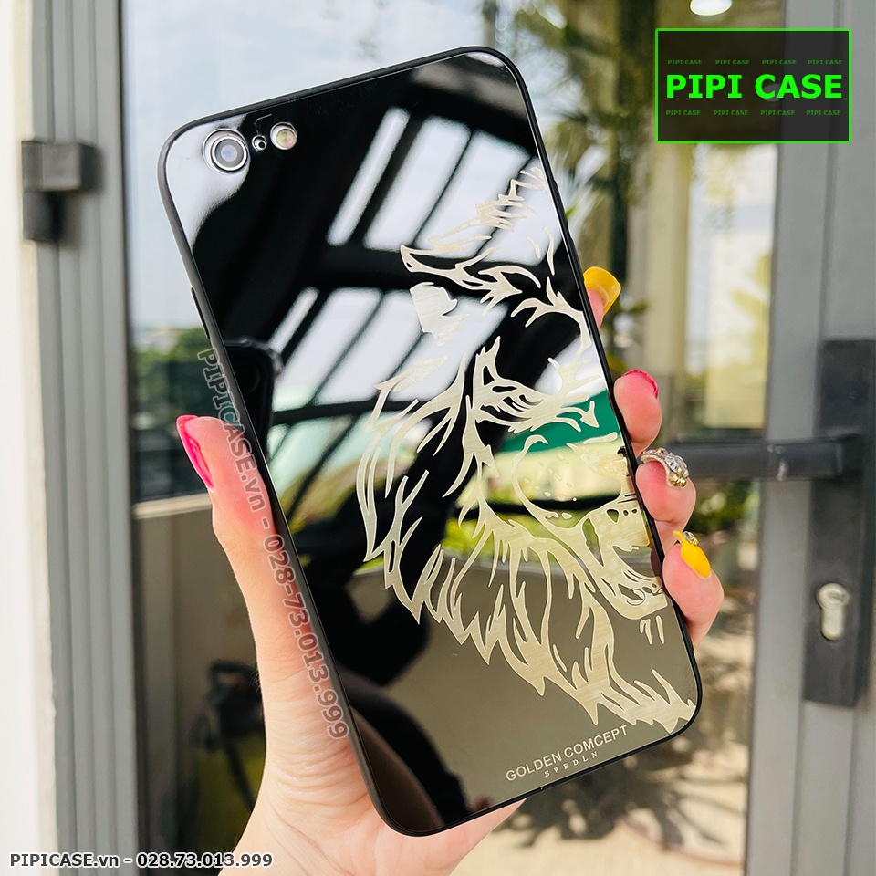 Ốp Lưng iPhone 6 Plus - Golden Tiger - Đen