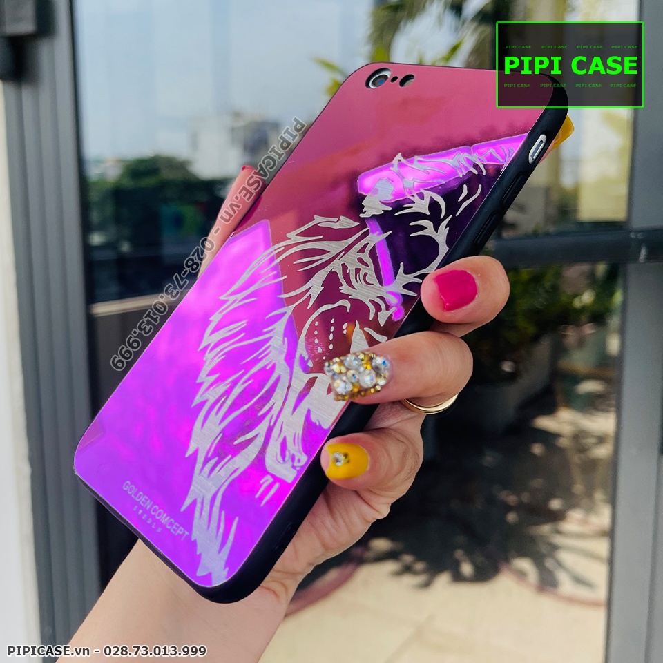 Ốp Lưng iPhone 6 Plus - Golden Tiger - Hồng
