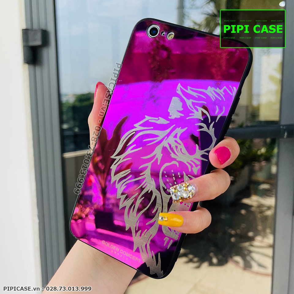 Ốp Lưng iPhone 6 Plus - Golden Tiger - Hồng