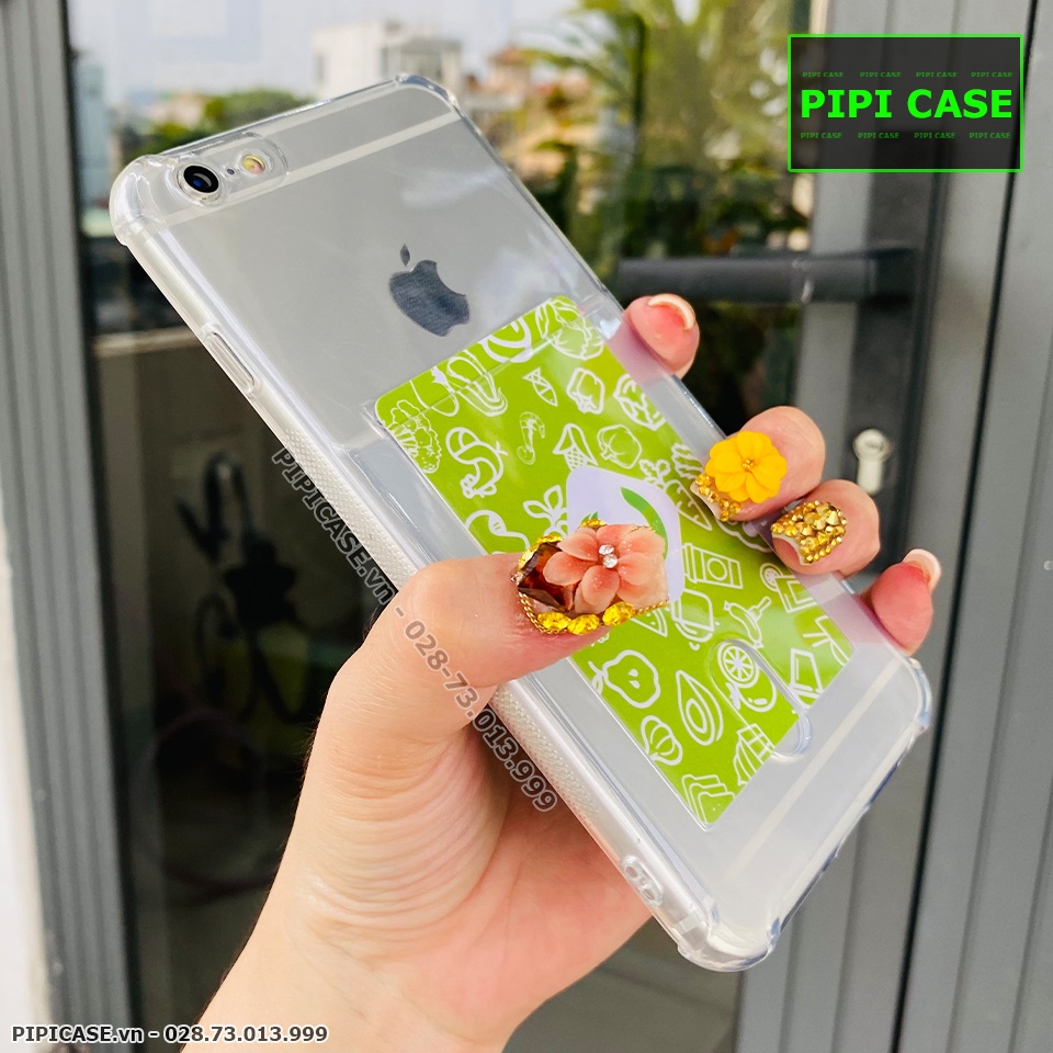 Ốp Lưng iPhone 6 Plus - Ốp Thẻ - Trắng