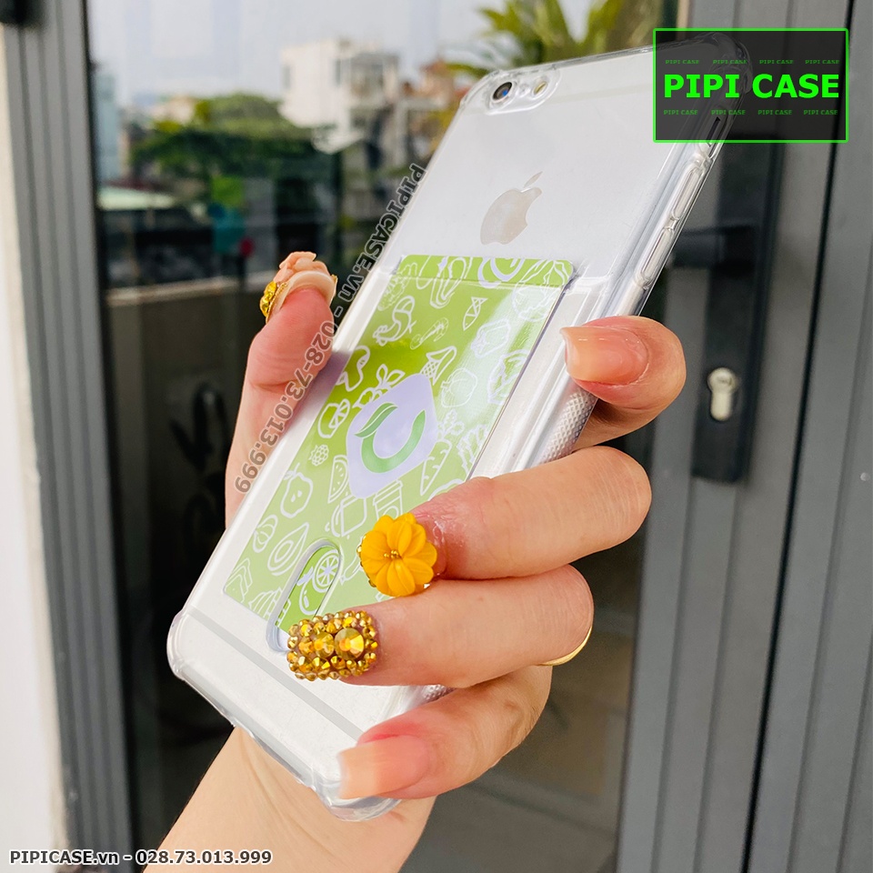 Ốp Lưng iPhone 6 Plus - Ốp Thẻ - Trắng