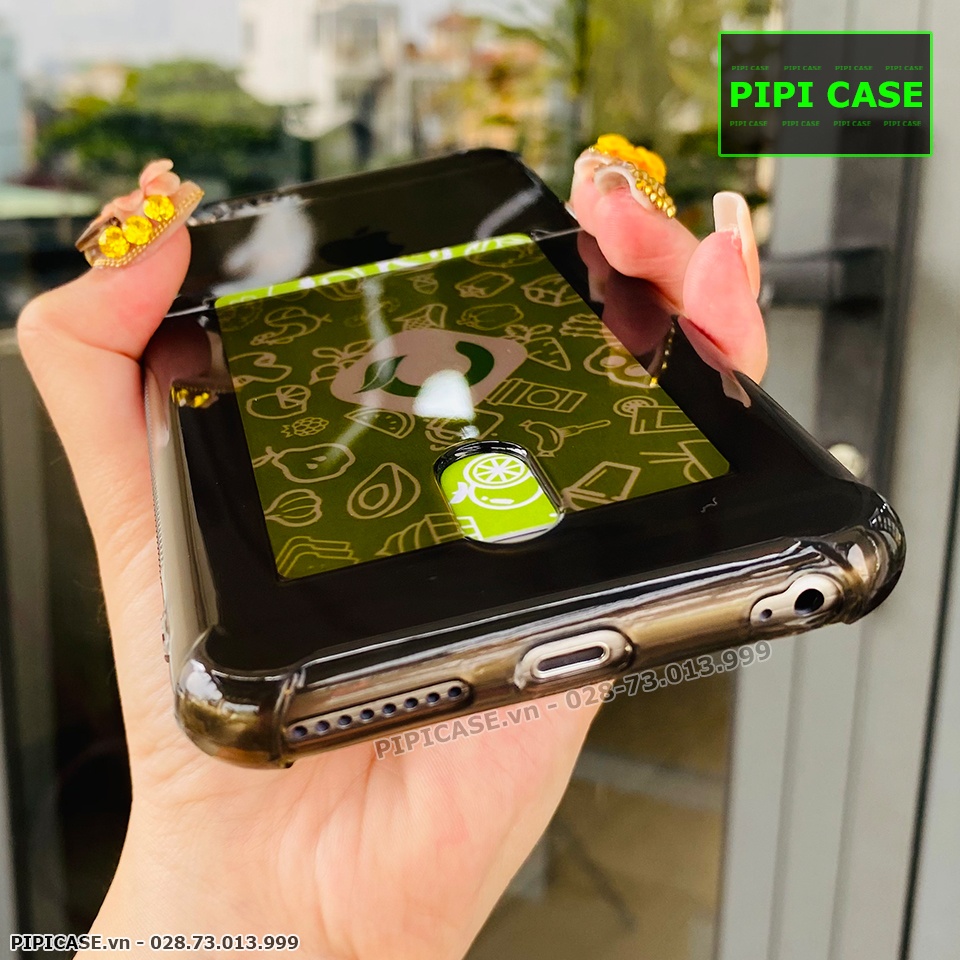 Ốp Lưng iPhone 6 Plus - Ốp Thẻ - Đen