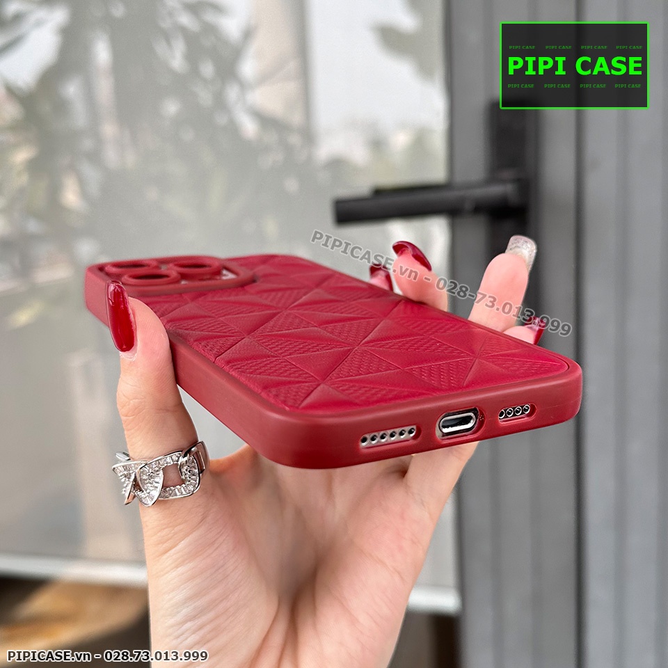 Ốp Lưng iPhone 14 Pro Max - Row - Đỏ