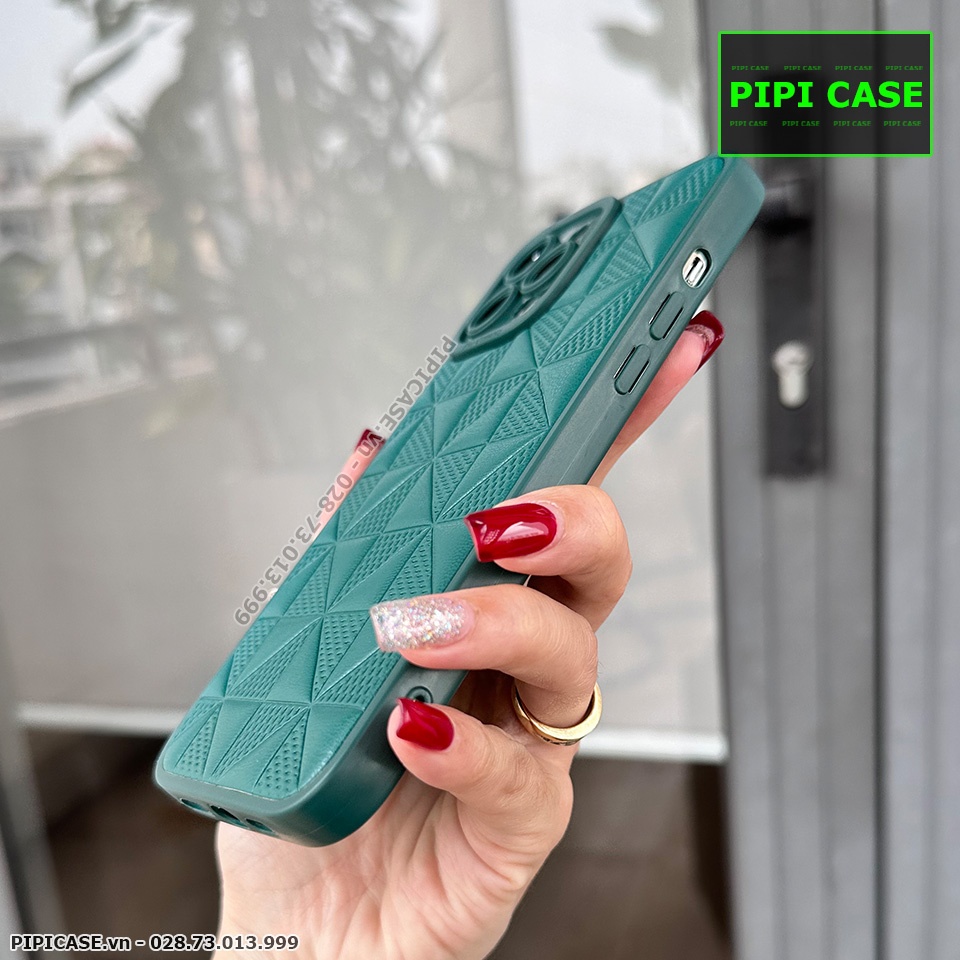 Ốp Lưng iPhone 12 Pro Max - Row - Xanh Rêu