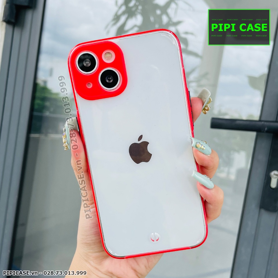 Ốp Lưng iPhone 14 - MiMin - Đỏ