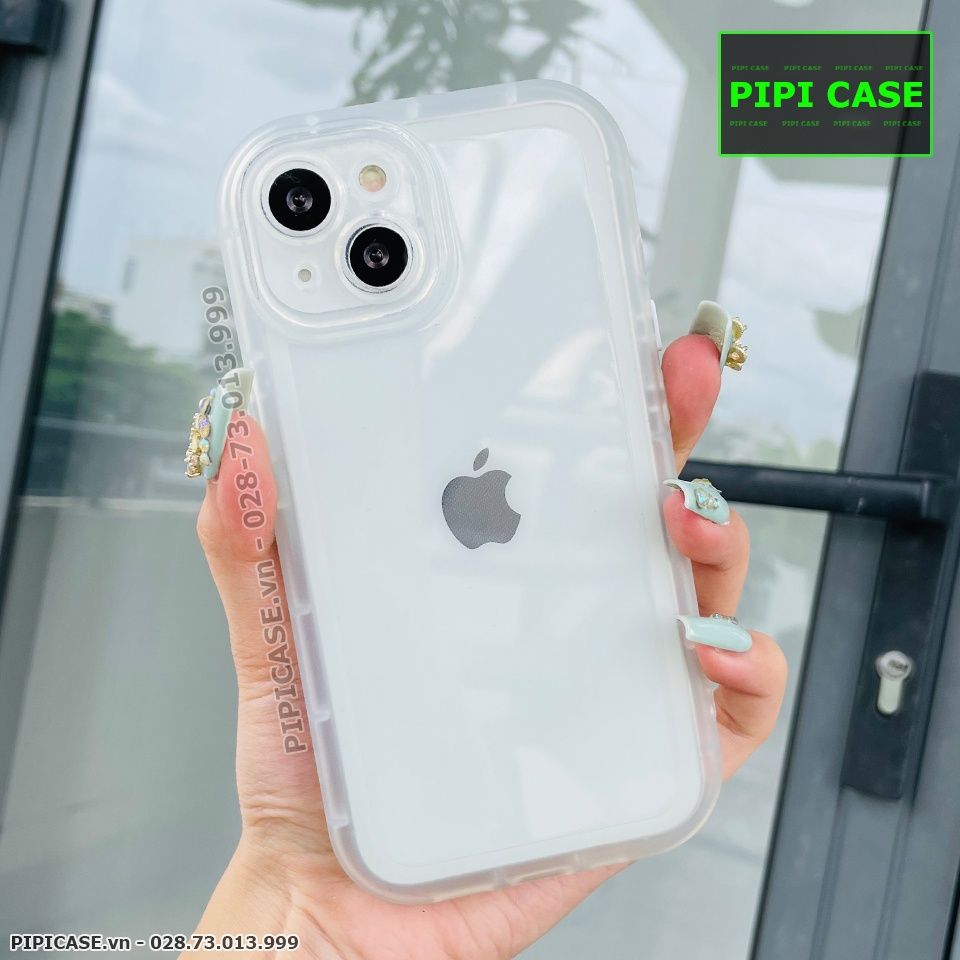 Ốp Lưng iPhone 14 - Edna - Trắng