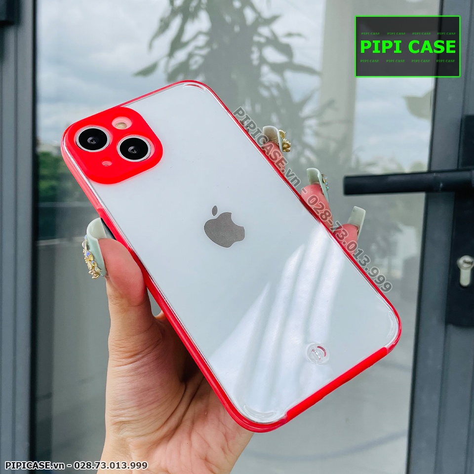 Ốp Lưng iPhone 14 - MiMin - Đỏ