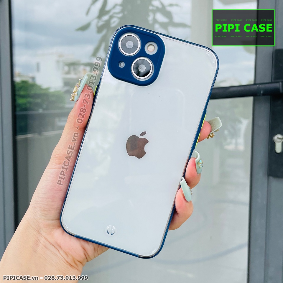 Ốp Lưng iPhone 14 - MiMin - Xanh Dương