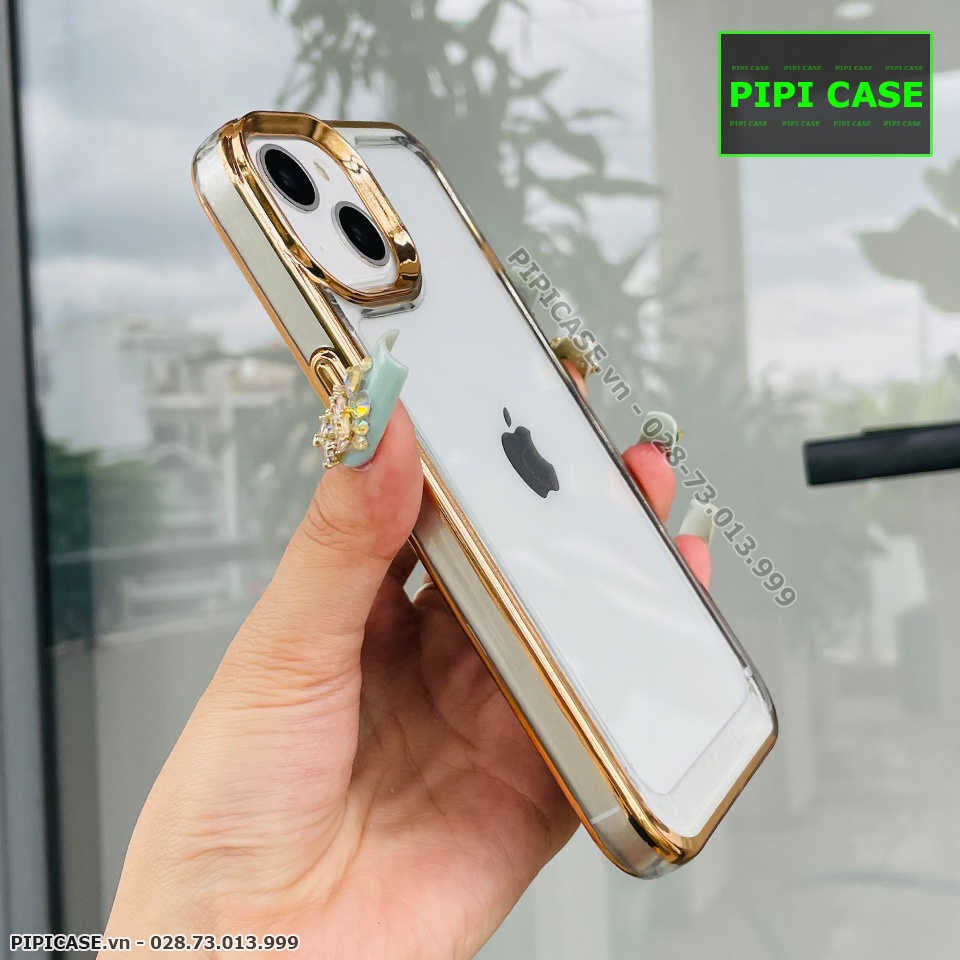 Ốp Lưng iPhone 14 - Belvis - Vàng