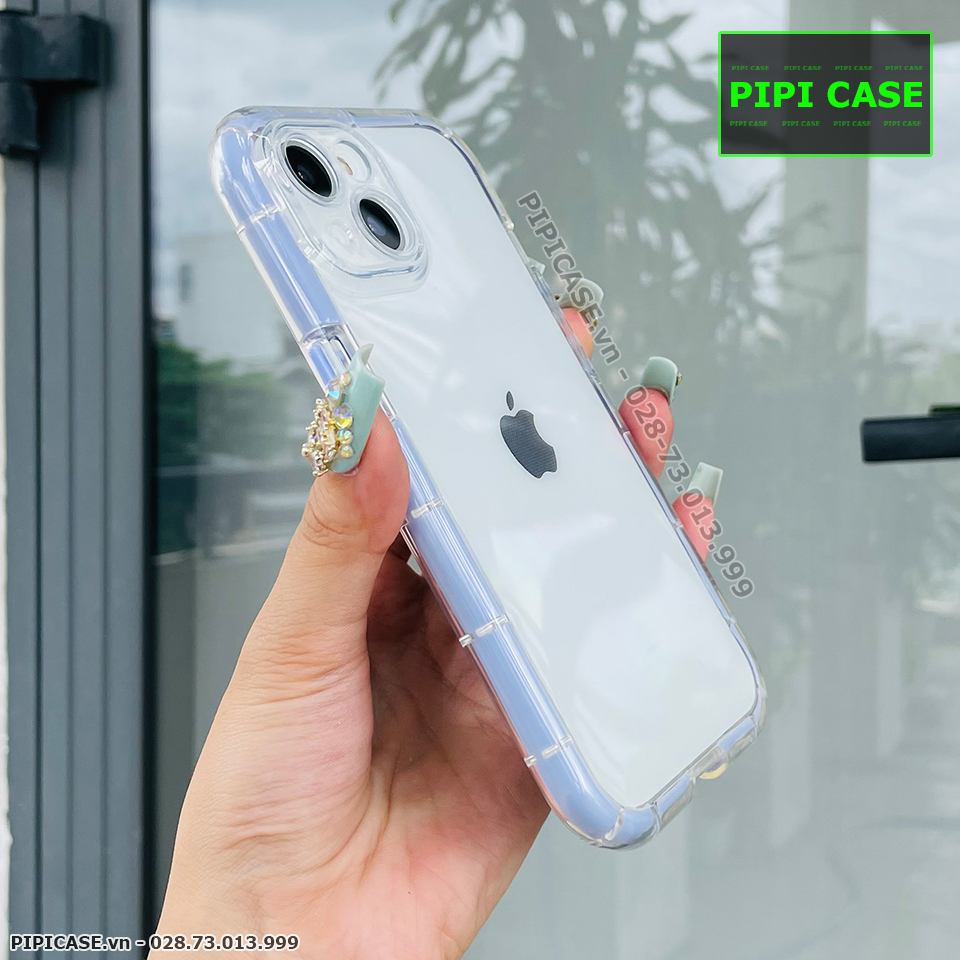 Ốp Lưng iPhone 14 - Fiona - Xanh Nhạt