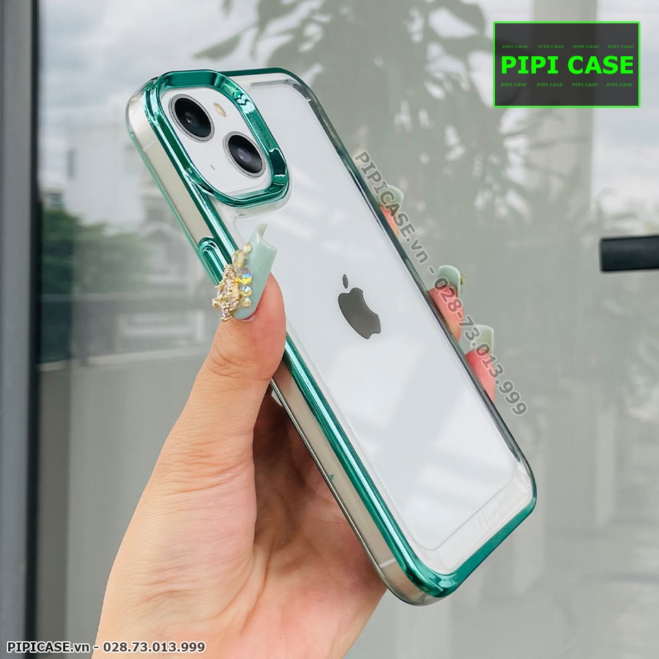 Ốp Lưng iPhone 14 - Belvis - Xanh Lá
