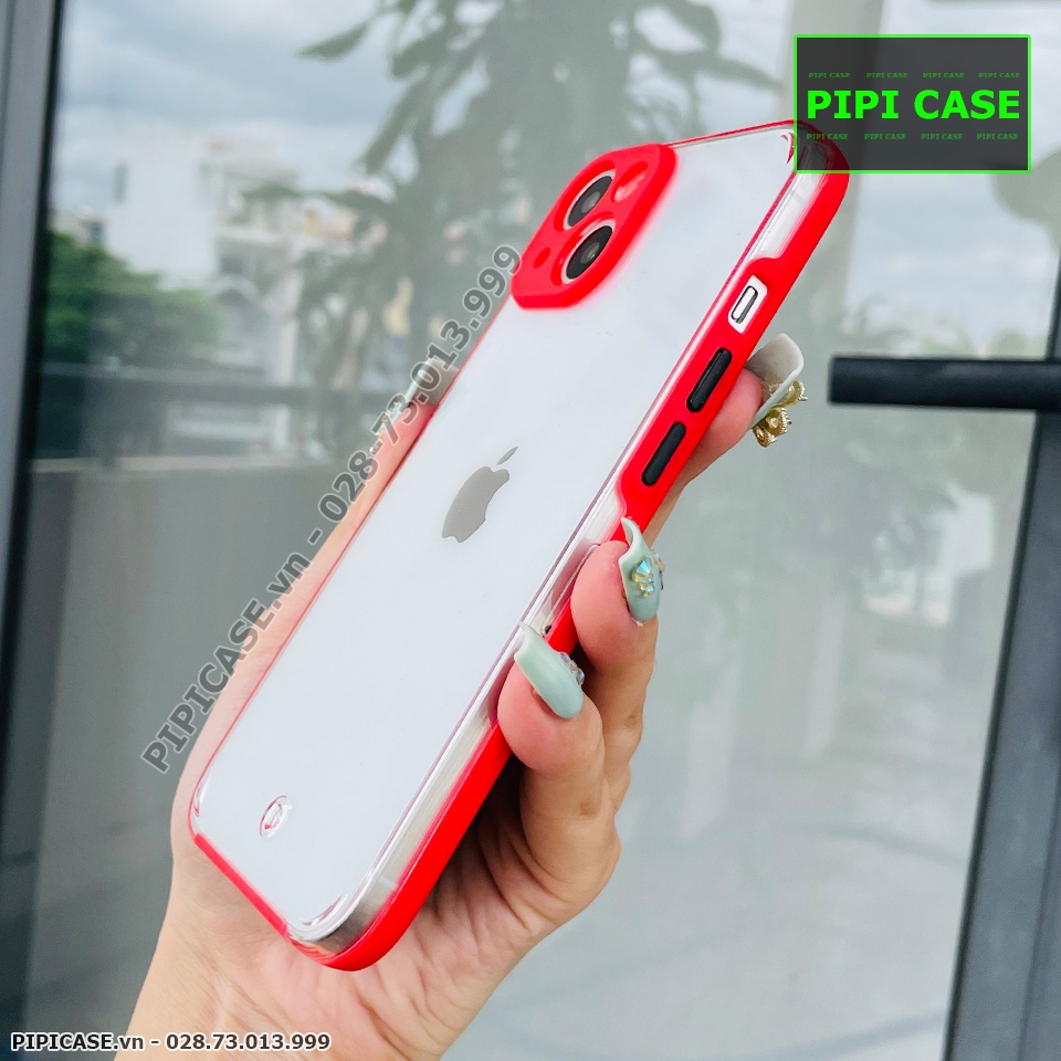 Ốp Lưng iPhone 14 - MiMin - Đỏ
