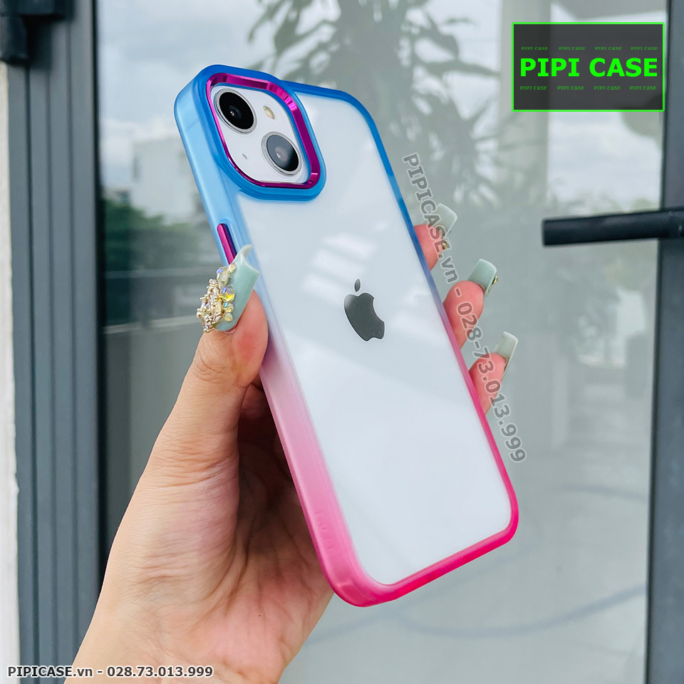 Ốp Lưng iPhone 14 - Clara - Xanh