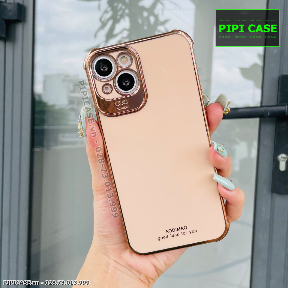 Ốp Lưng iPhone 14 - Luxury - Vàng