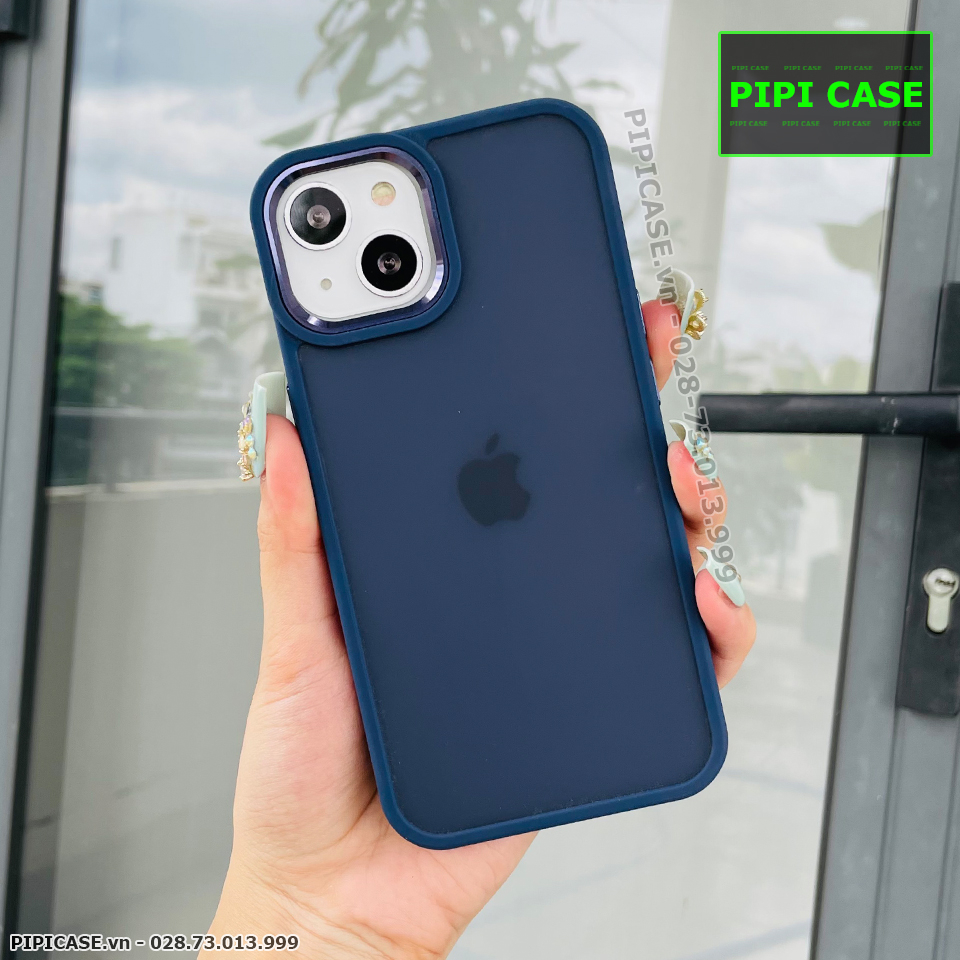 Ốp Lưng iPhone 14 - Gina - Xanh Đen