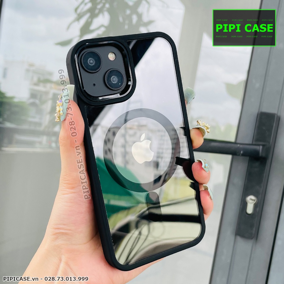 Ốp Lưng iPhone 14 - Delvin - Đen