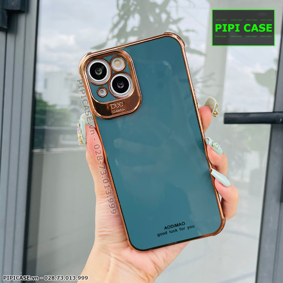 Ốp Lưng iPhone 14 - Luxury - Xám