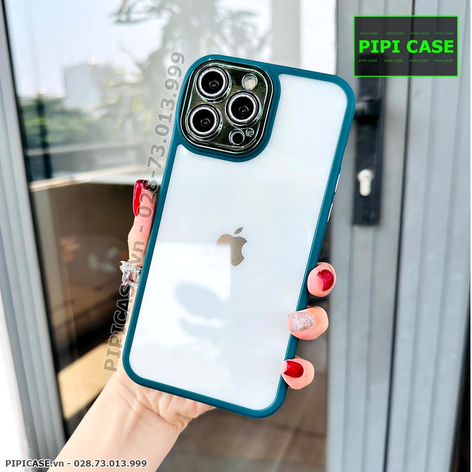 Ốp Lưng iPhone 13 Pro Max - Photo - Xanh Rêu