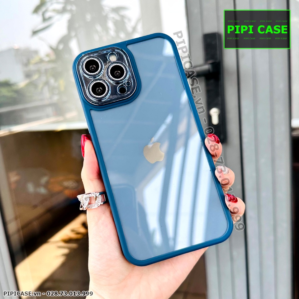 Ốp Lưng iPhone 13 Pro Max - Photo - Xanh Dương