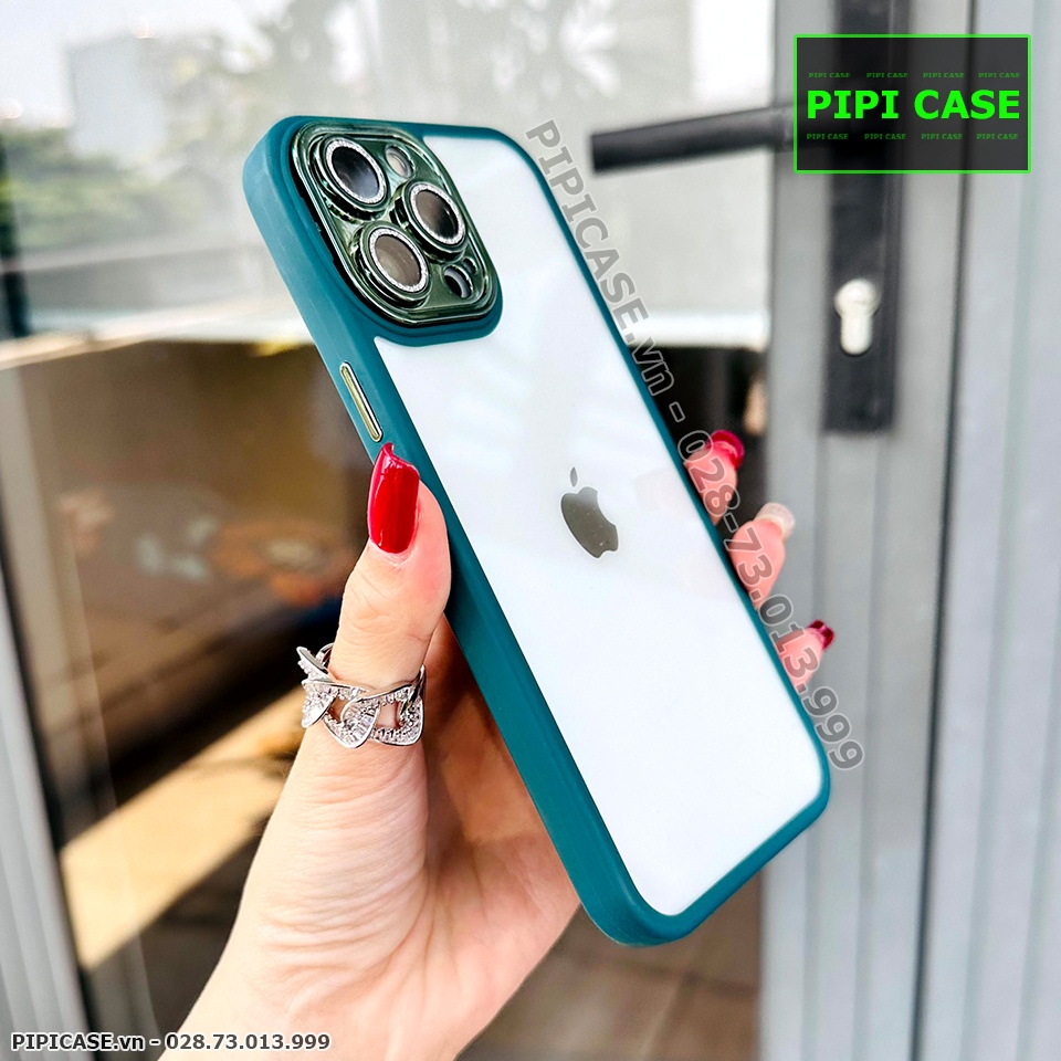 Ốp Lưng iPhone 13 Pro Max - Photo - Xanh Rêu