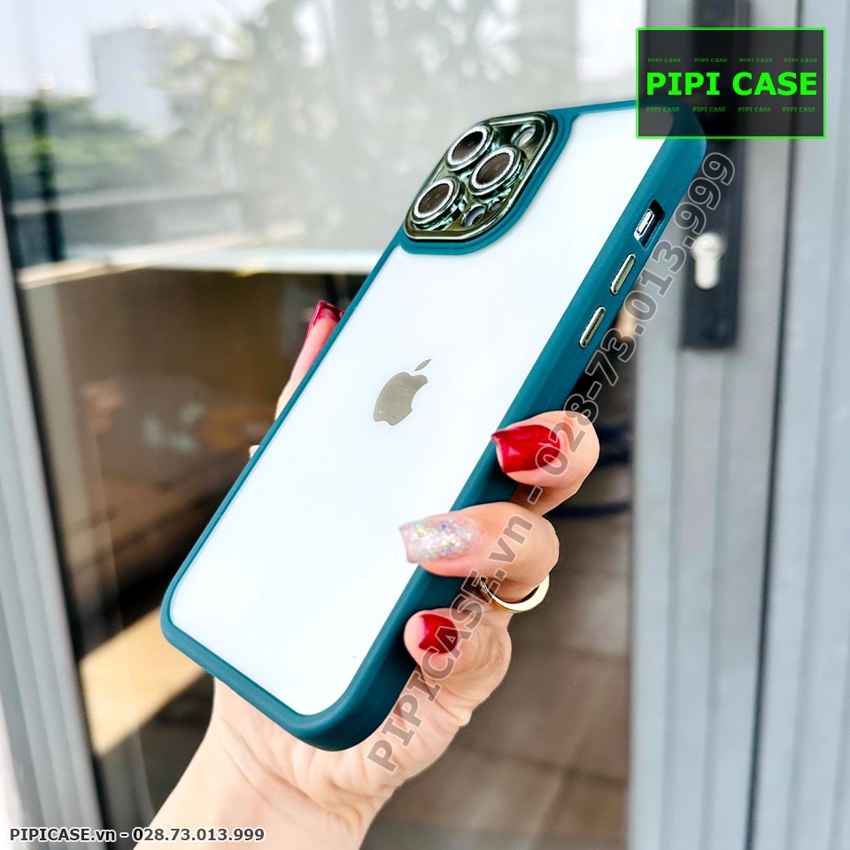 Ốp Lưng iPhone 13 Pro Max - Photo - Xanh Rêu