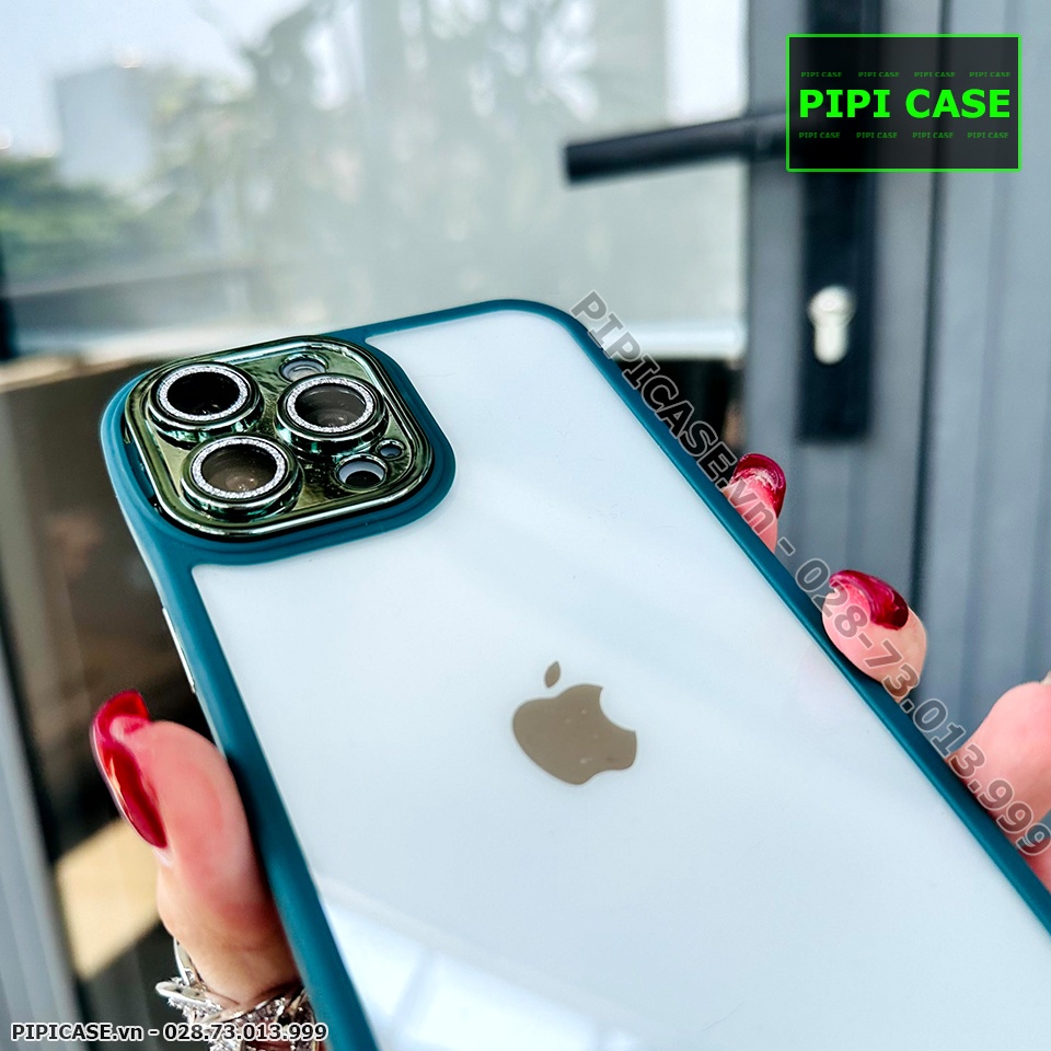Ốp Lưng iPhone 13 Pro Max - Photo - Xanh Rêu