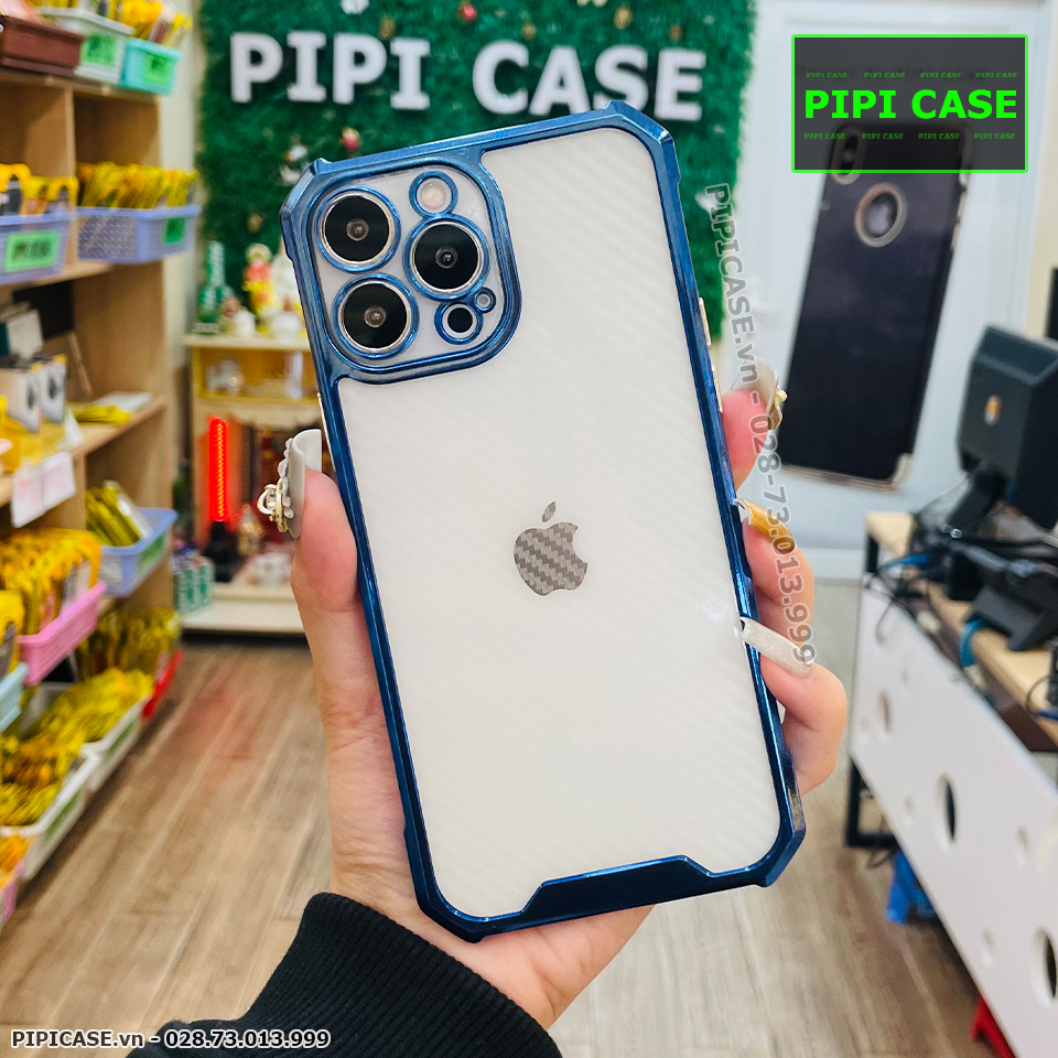 Ốp Lưng iPhone 13 Pro Max - Mark - Xanh Dương