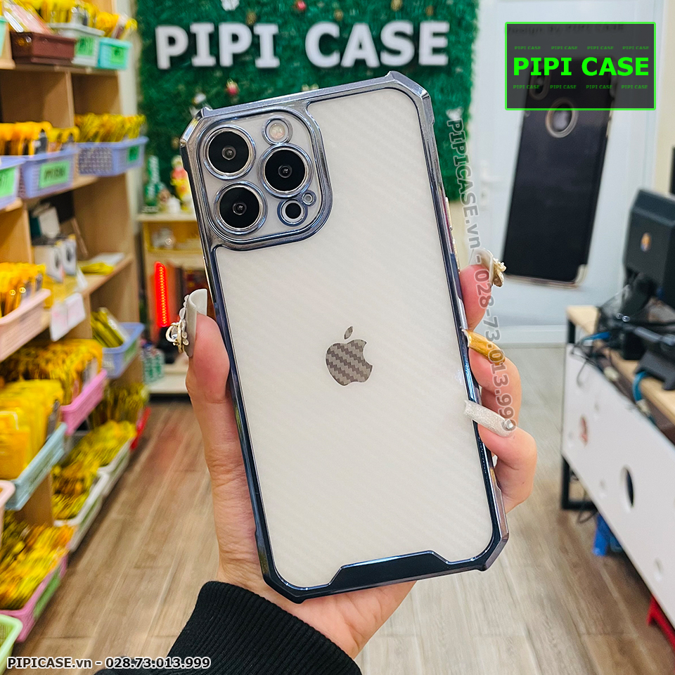 Ốp Lưng iPhone 13 Pro Max - Mark - Xanh Nhạt