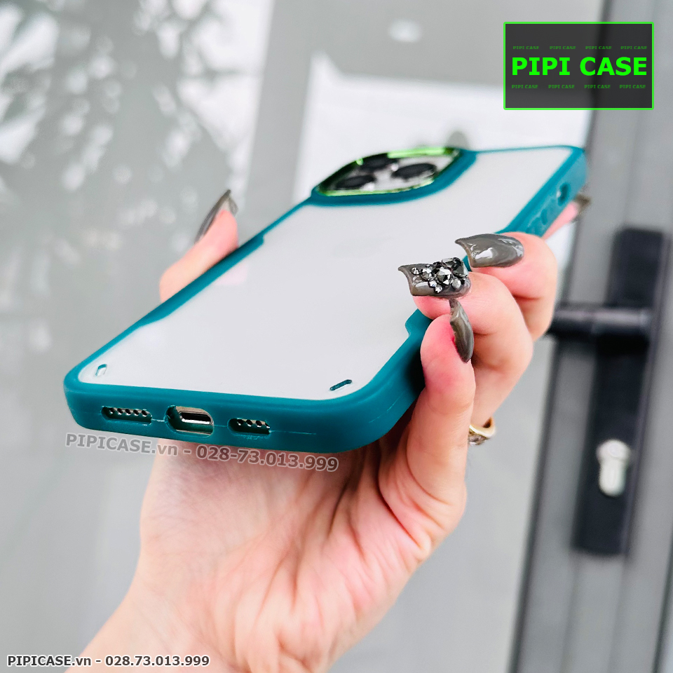 Ốp Lưng iPhone 13 Pro - Good - Xanh Rêu