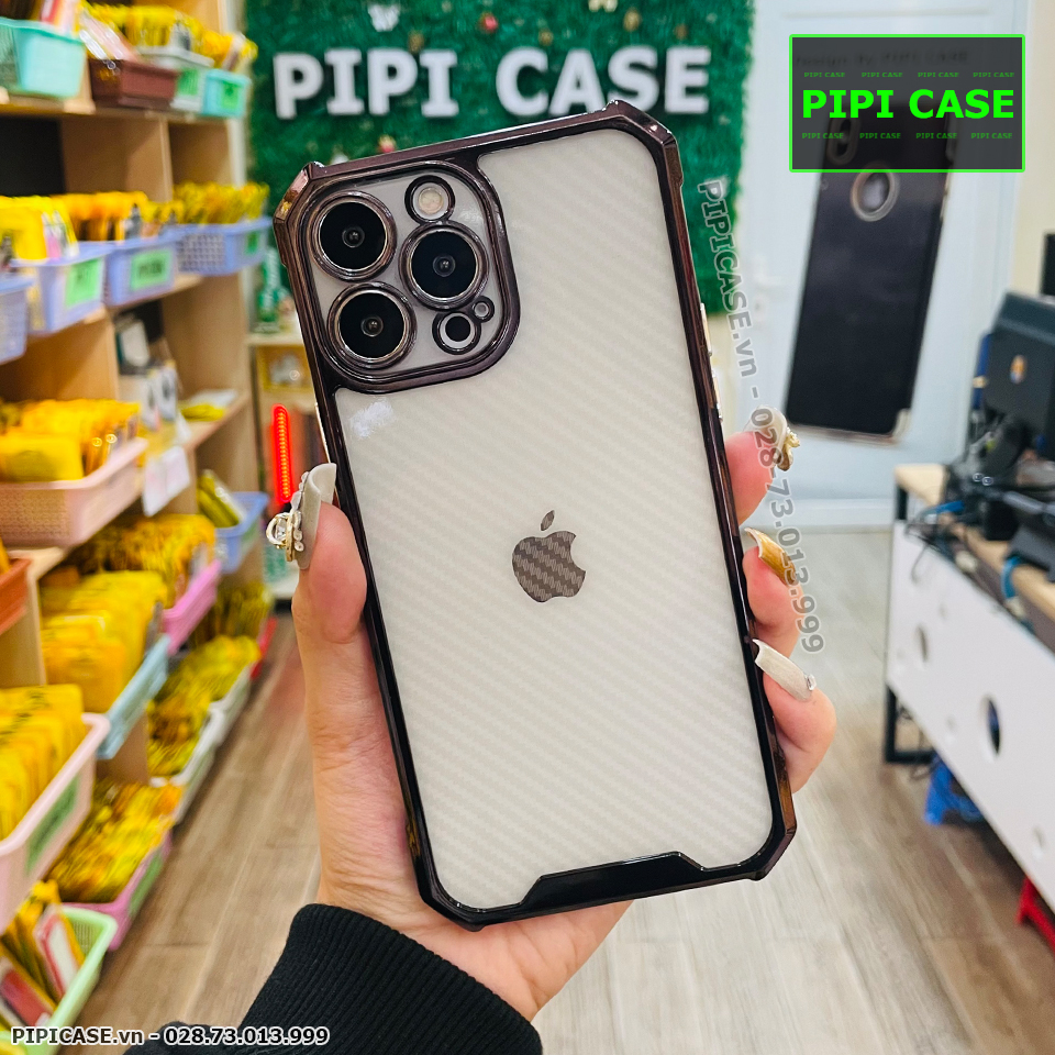 Ốp Lưng iPhone 13 Pro Max - Mark - Đen