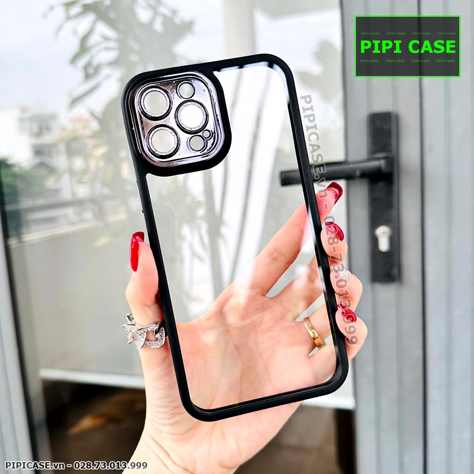 Ốp Lưng iPhone 12 Pro Max - Photo - Đen