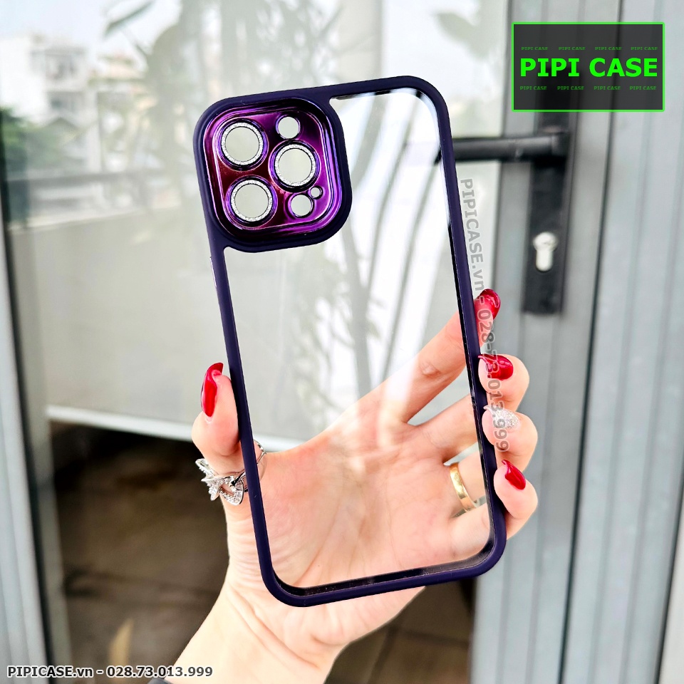Ốp Lưng iPhone 12 Pro Max - Photo - Tím