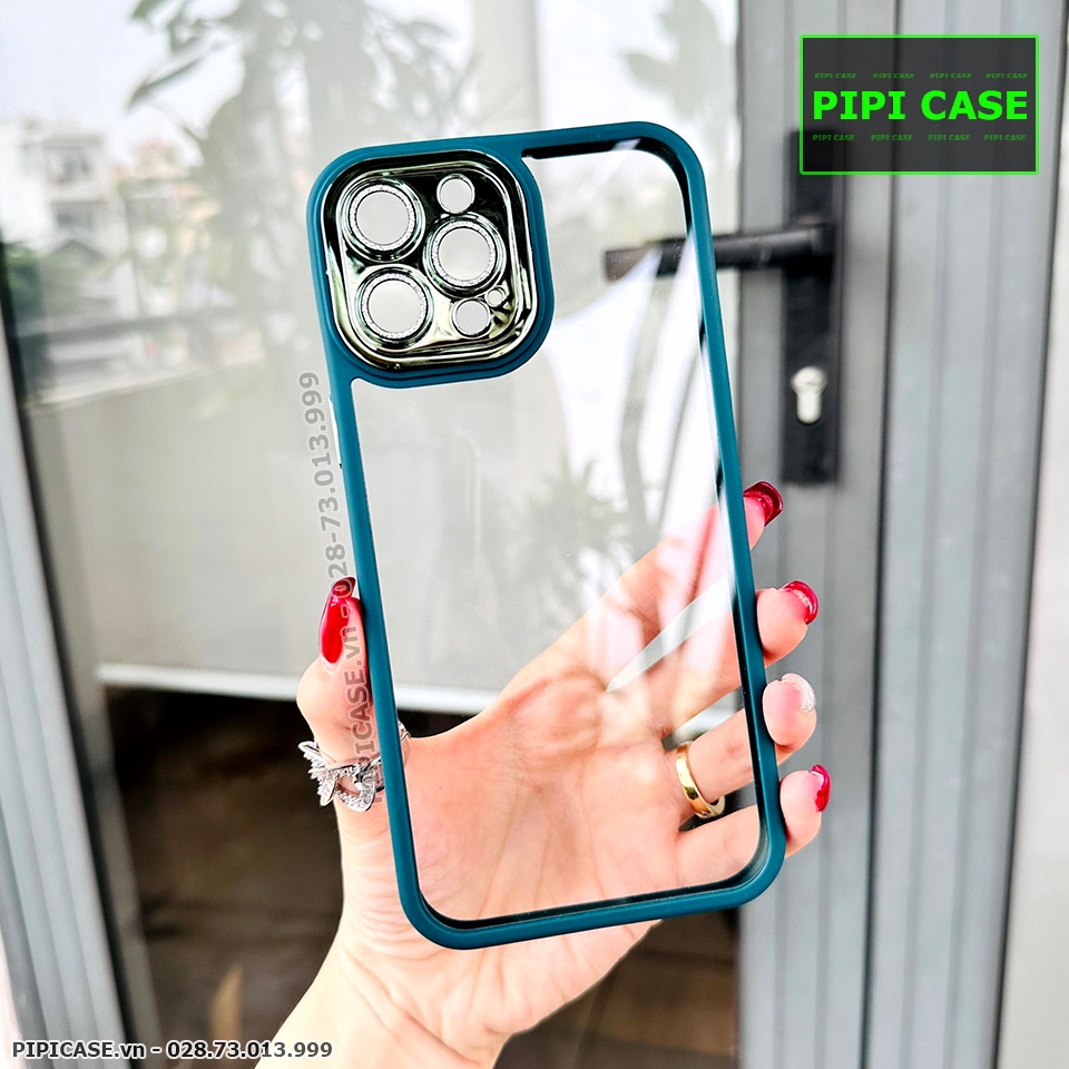 Ốp Lưng iPhone 12 Pro Max - Photo - Xanh Rêu