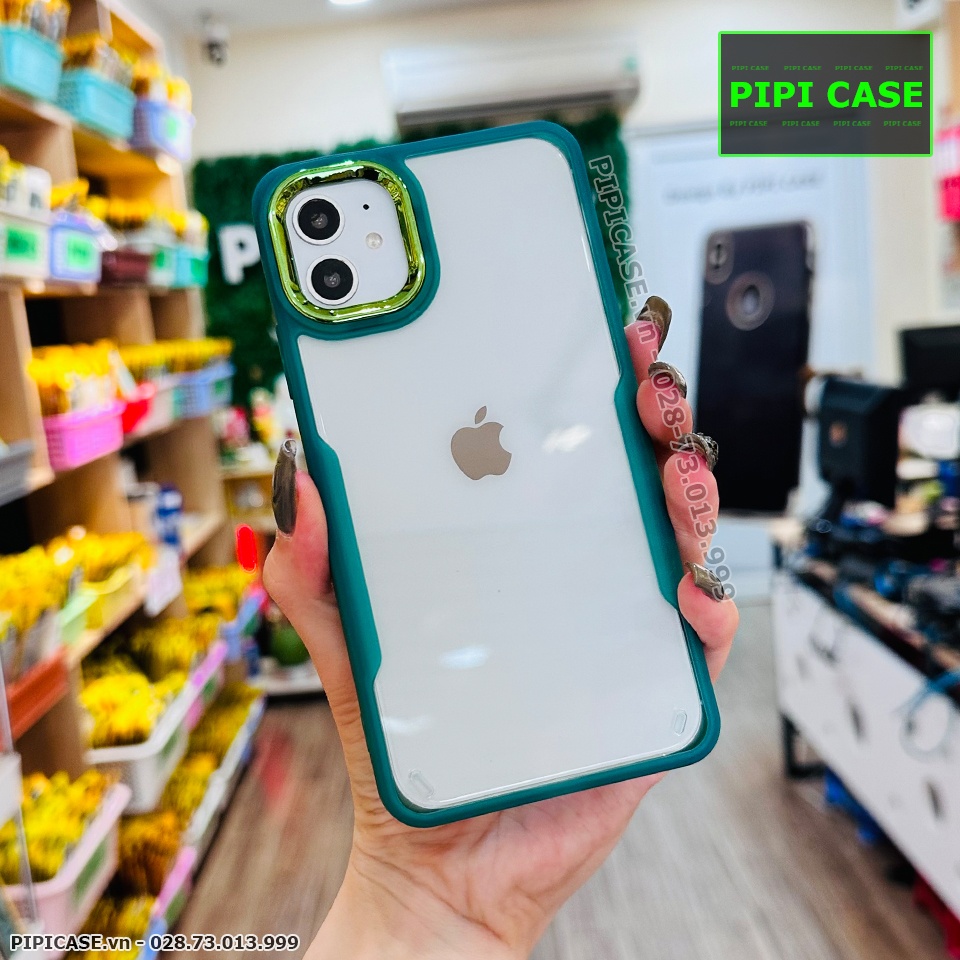 Ốp Lưng iPhone 12 - Good - Xanh Rêu