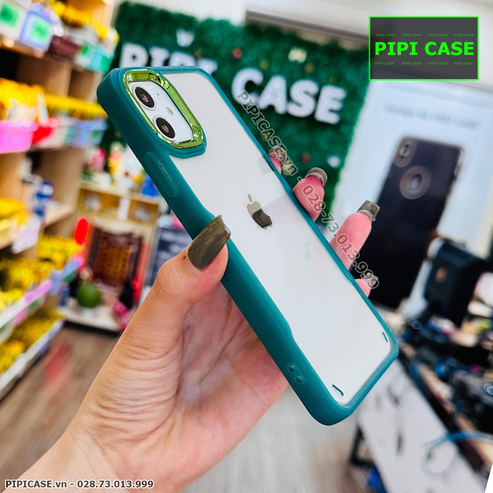 Ốp Lưng iPhone 12 - Good - Xanh Rêu