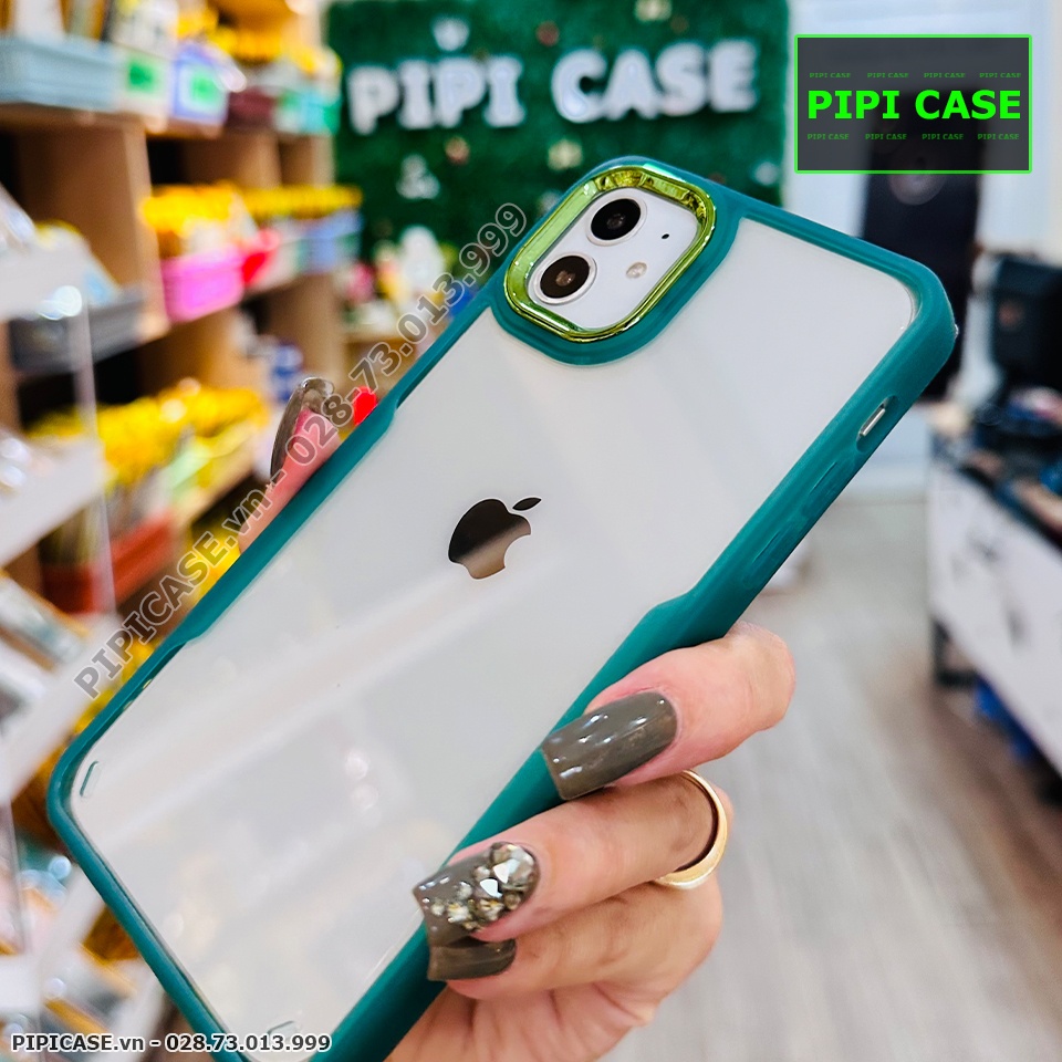 Ốp Lưng iPhone 12 - Good - Xanh Rêu