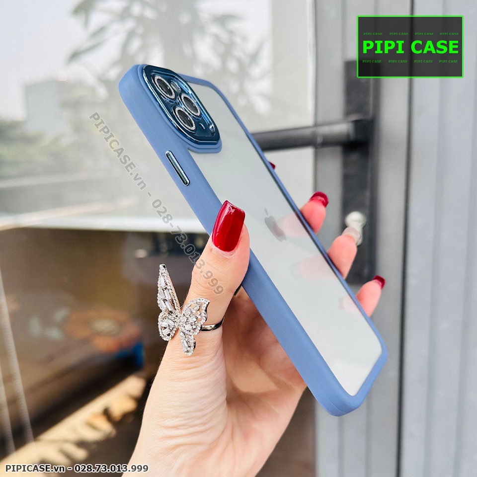 Ốp Lưng iPhone 11 Pro Max - Photo - Xanh Nhạt