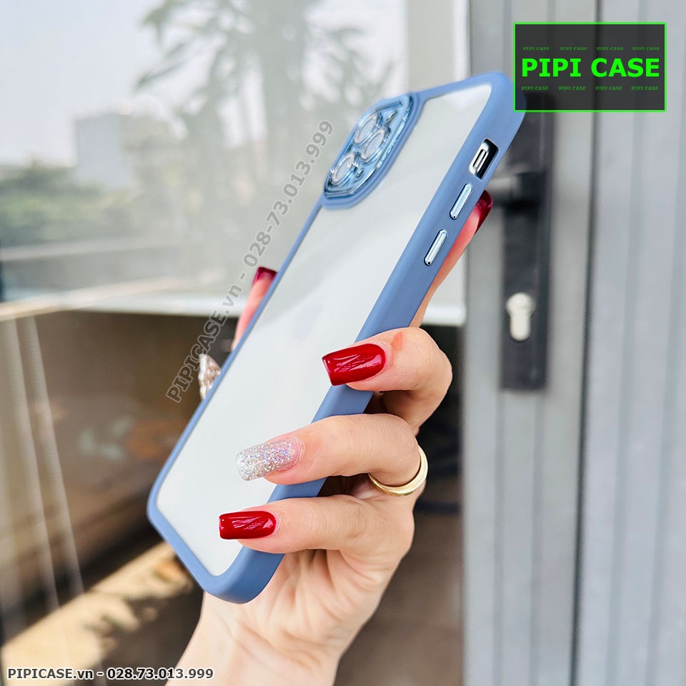 Ốp Lưng iPhone 11 Pro Max - Photo - Xanh Nhạt