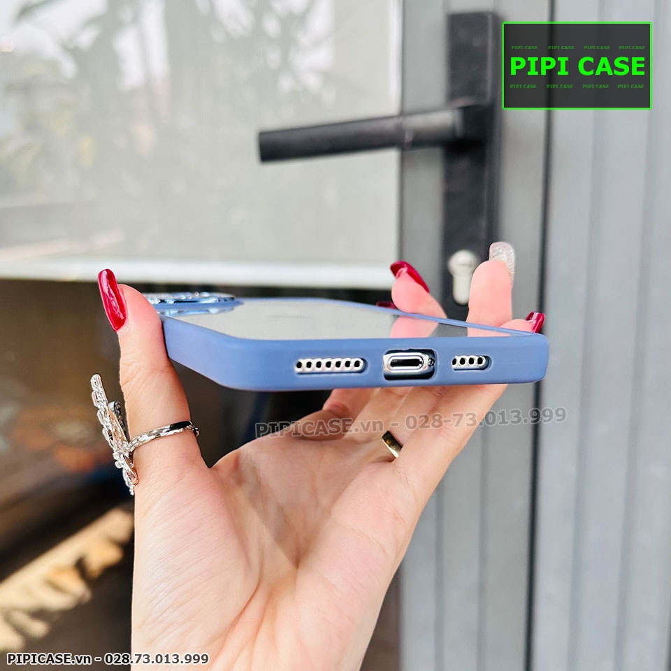 Ốp Lưng iPhone 11 Pro Max - Photo - Xanh Nhạt