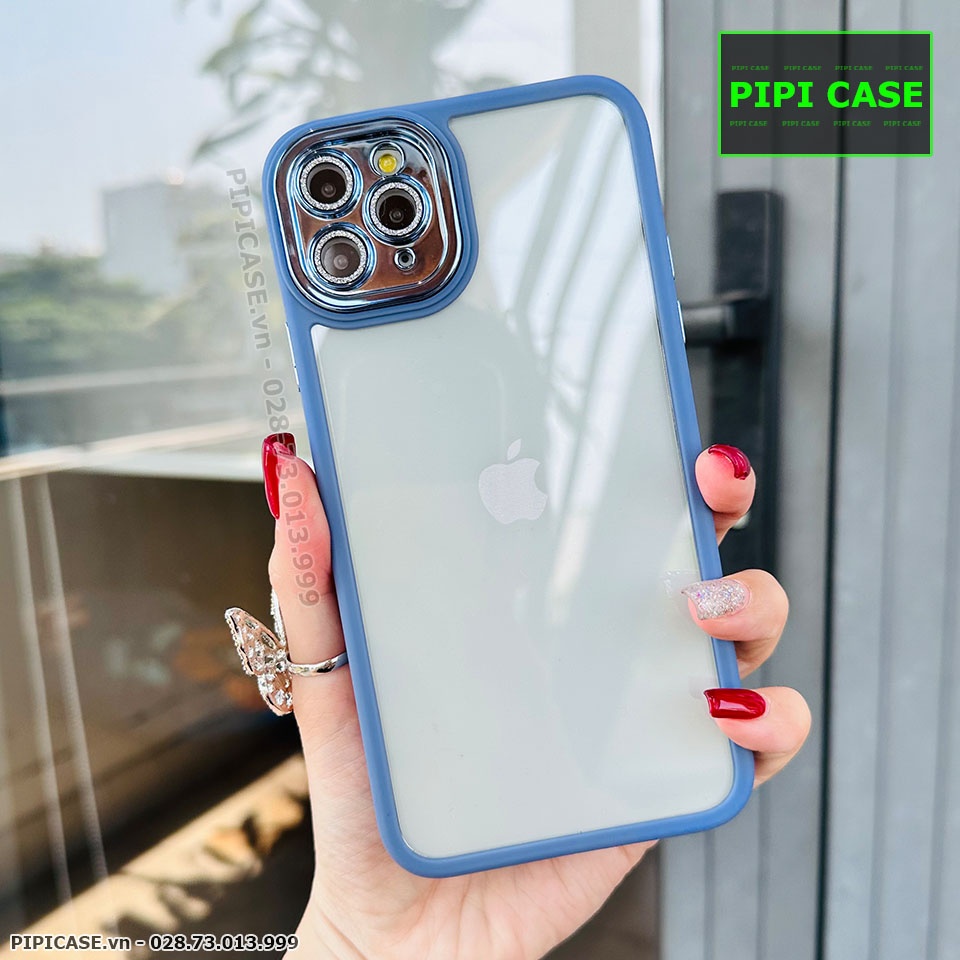 Ốp Lưng iPhone 11 Pro Max - Photo - Xanh Nhạt