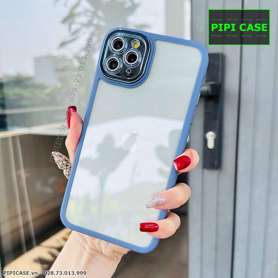 Ốp Lưng iPhone 11 Pro Max - Photo - Xanh Nhạt