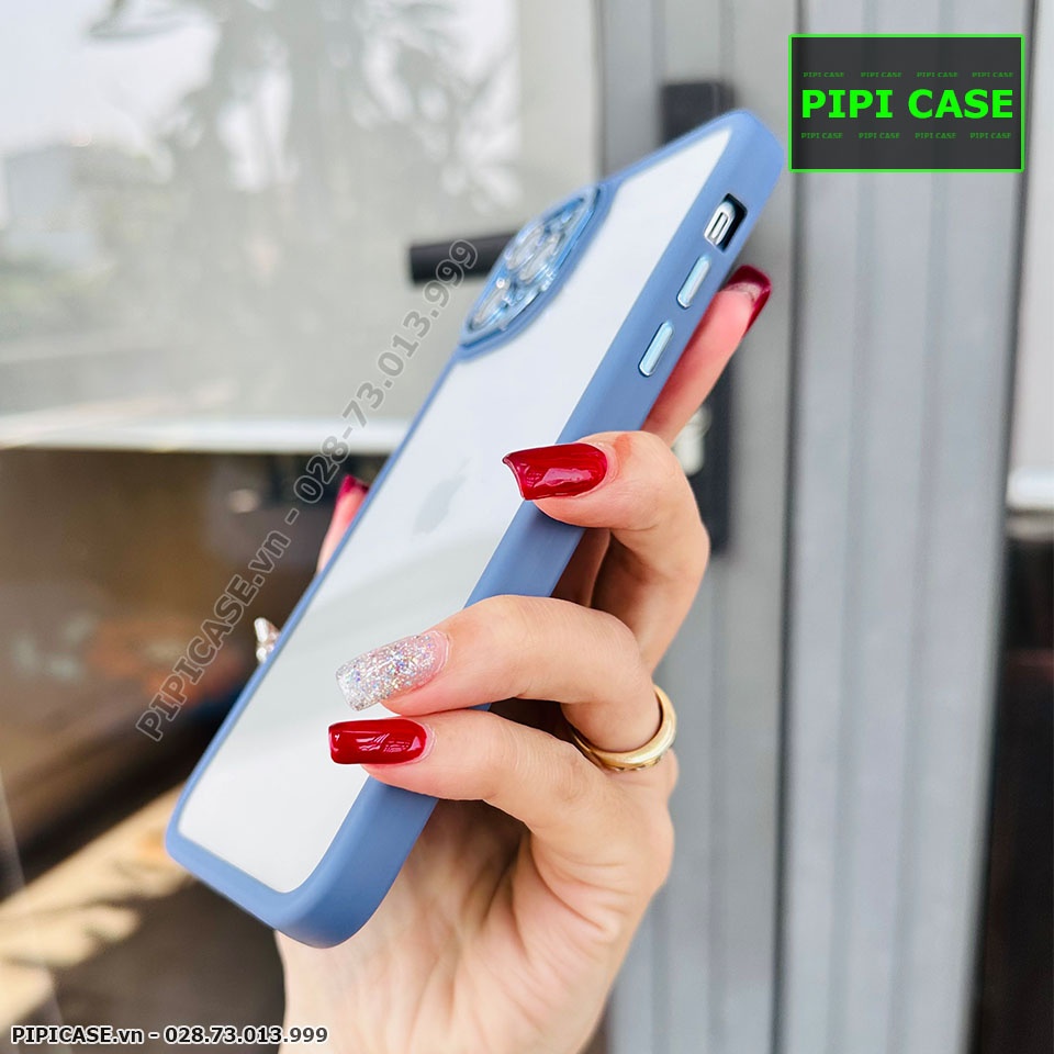Ốp Lưng iPhone 11 Pro Max - Photo - Xanh Nhạt