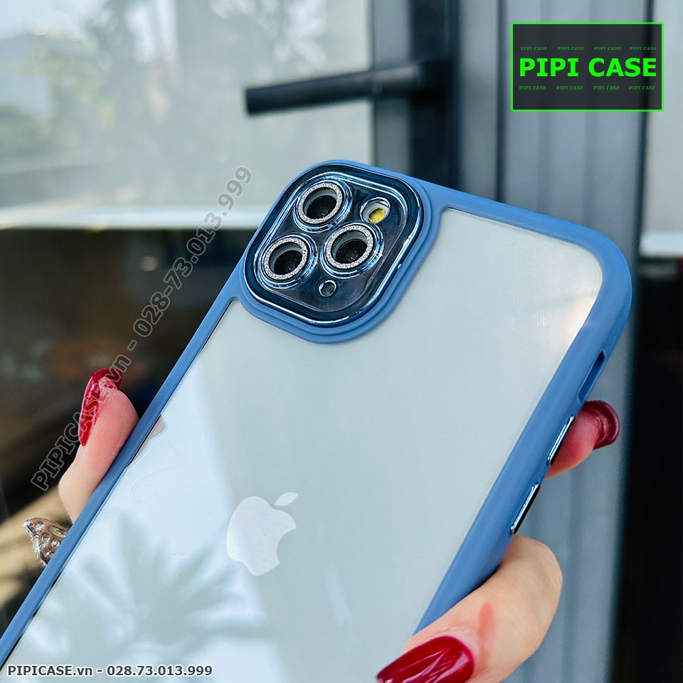 Ốp Lưng iPhone 11 Pro Max - Photo - Xanh Nhạt