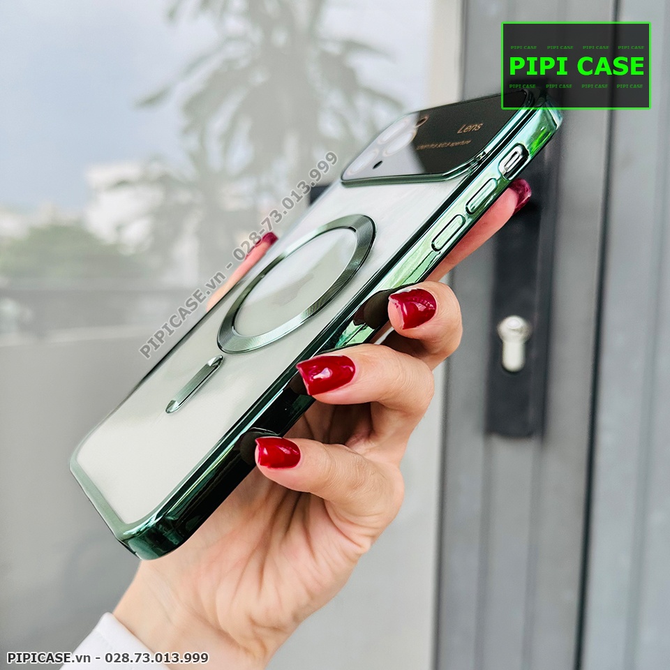 Ốp Lưng iPhone 11 Pro Max - Electronic - Xanh Lá