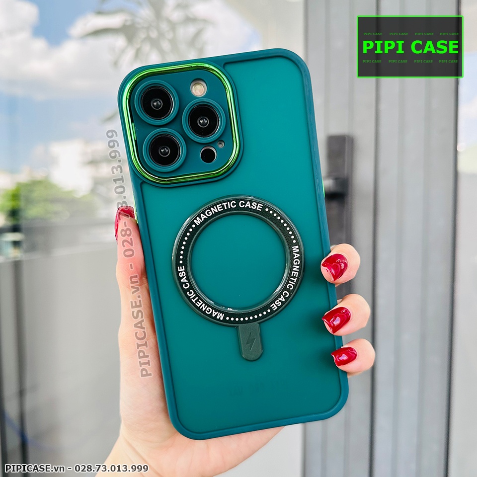 Ốp Lưng iPhone 14 Pro Max - Simon - Xanh Rêu