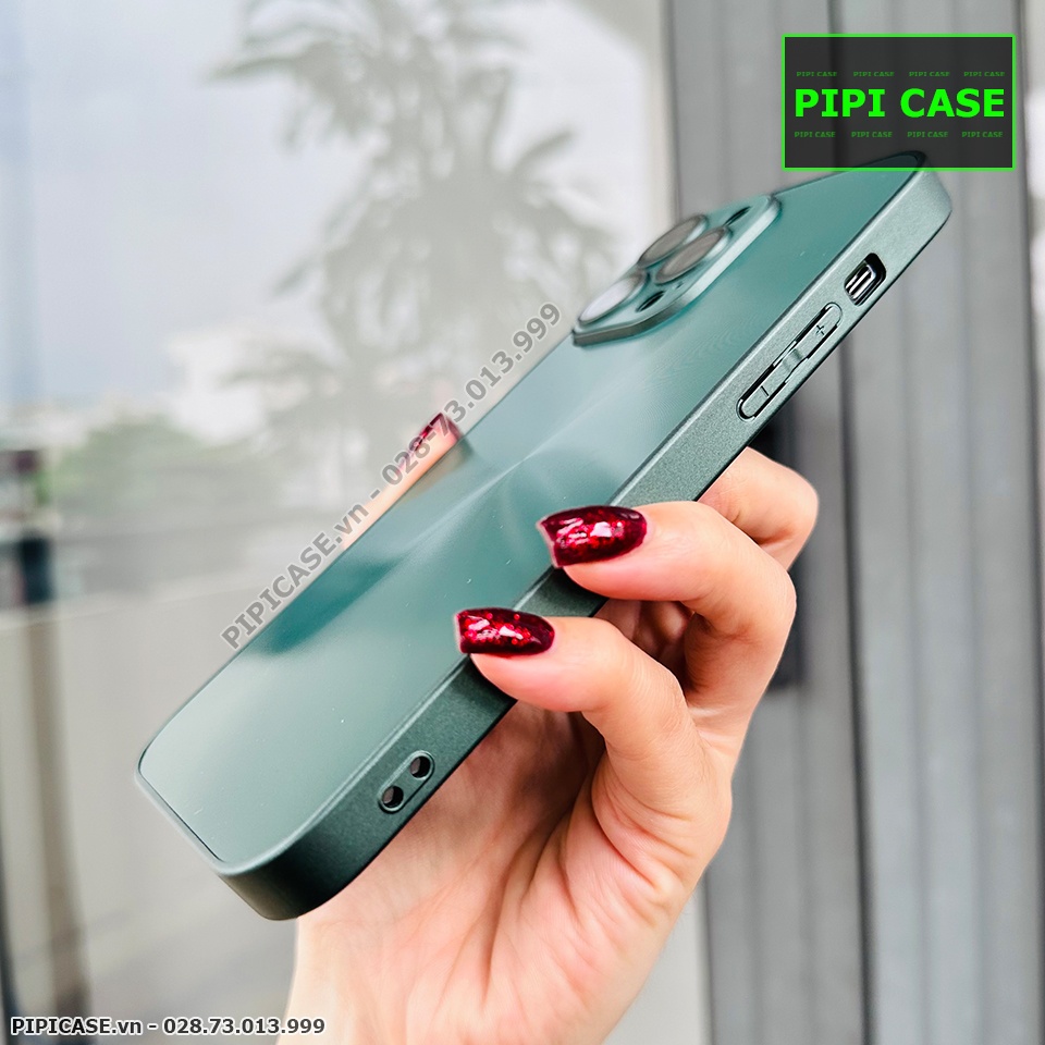 Ốp Lưng iPhone 13 Pro Max - Show - Xanh Rêu