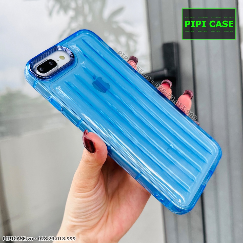 Ốp Lưng iPhone 7 Plus / 8 Plus - Cute - Xanh Dương