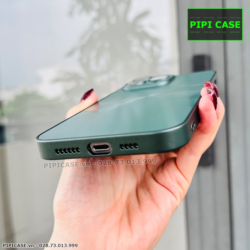 Ốp Lưng iPhone 13 Pro Max - Show - Xanh Rêu